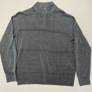 Geoffrey‎ Beene Men’s Large 1/4 Zip Sweater